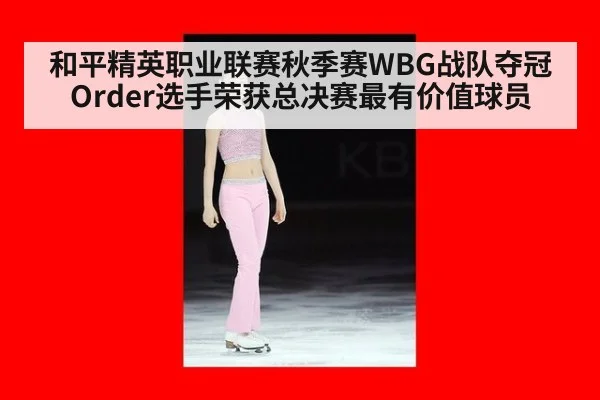 和平精英职业联赛秋季赛WBG战队夺冠 Order选手荣获总决赛最有价值球员